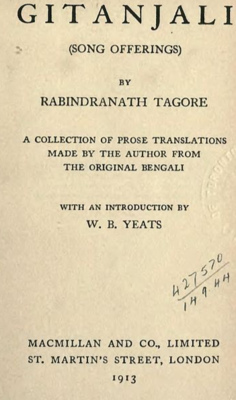Geetanjali by ravindra nath tagore pdf in hindi